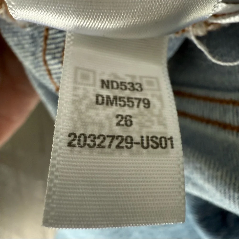 Madewell Women’s High Waisted Cropped Balloon Jeans Light Blue Wash Size 27 - Picture 11 of 15